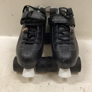 Used Rollerblade STR SEVEN Senior Roller Quad Skates Black Senior 11 11725-S000493762