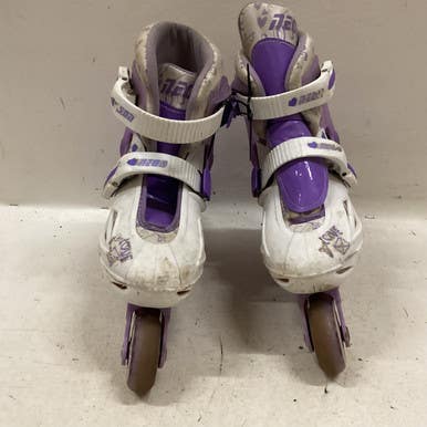 Used NEON ADJ 3-6 Junior Rec Fitness Skates Purple Adjustable 11725-S000493782