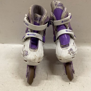 Used NEON ADJ 3-6 Junior Rec Fitness Skates Purple Adjustable 11725-S000493782