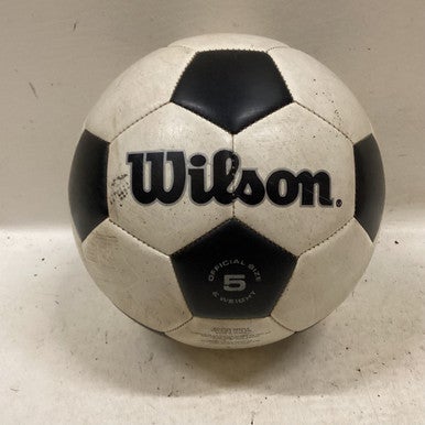 Used Wilson SIZE 5 All Size Soccer Ball Black 5 11725-S000493789