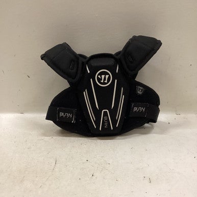Used Warrior BURN NEXT YOUTH Lacrosse Shoulder Pads Black LG 11725-S000493831