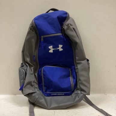 Used Under Armour Player Backpack Grey And Royal Blue 11725-S000493830
