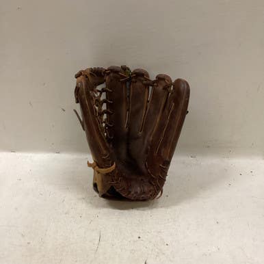 Used Mizuno GCF 1801 RH Throw Fastpitch Gloves Chocolate And Almond 13" 11725-S000493838