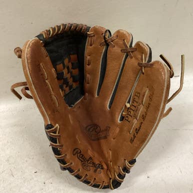 Used Rawlings PP11TB BB/SB Glove RH Throw Brown And Black 11" 11725-S000493840