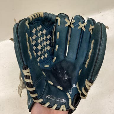 Used Mizuno GPP 1100Y1NY BB/SB Glove RH Throw Navy And White 11" 11725-S000493841