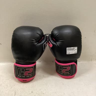 Used Boxing Gloves Black And Pink Senior 11725-S000493849