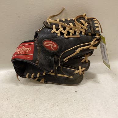 Used Rawlings D1175MTBC BB/SB Glove RH Throw Black 11 3/4" 11725-S000493518