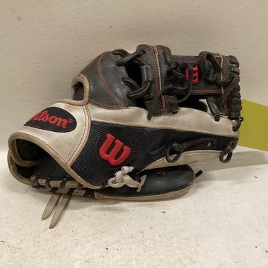 Used Wilson A2000 BB/SB Glove RH Throw Black 11 3/4" 11725-S000493609