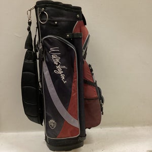 Used Walter Hagen 13 WAY CART BAG Mens Cart Bag Maroon 11725-S000493616