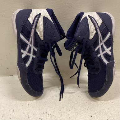 Used Asics Wrestling Shoes Navy Blue Junior 03.5 11725-S000493628