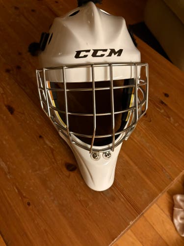 Senior 2021 Small CCM Axis Pro Goalie Mask Pro Stock (Used)
