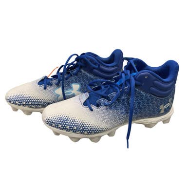 Used Under Armour Adult FB Cleats Navy And White Senior 11.5 11859-S000026737