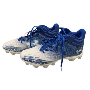Used Under Armour Adult FB Cleats Navy And White Senior 11.5 11859-S000026737