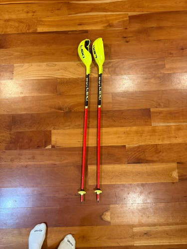 46in (115cm) Leki WORLDCUP SL ski racing Poles (Used)