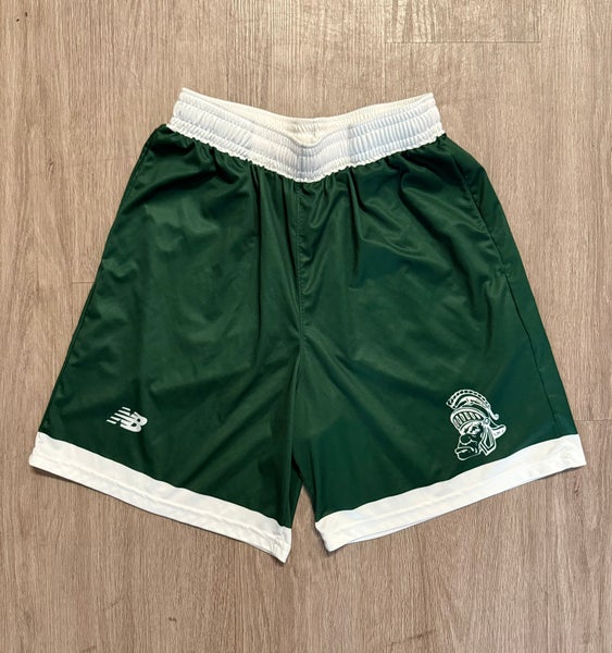 Green Michigan State Lacrosse Shorts