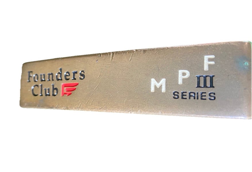 Founders Club MPF Series III Beryllium Copper Putter RH Steel 35" Nice Wrap Grip