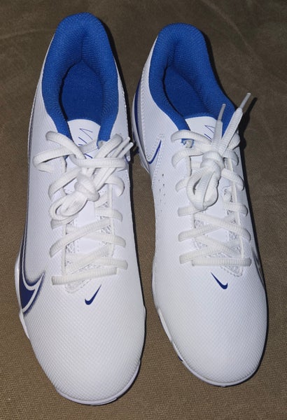 Nike Vapor Edge Shark Mens Size 8 Football Cleats Blue White CD0074-101