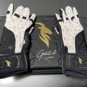 Goat’d Blessings - Lux Edition Batting Gloves (New) w/ Carrying Case - Youth Medium