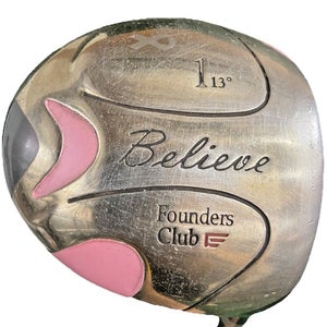 Founders Club Believe Offset Titanium Driver 13* RH Ladies Graphite 43" New Grip
