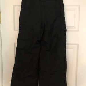 Black Small Kids Unisex Champion Snow Pants (Used)