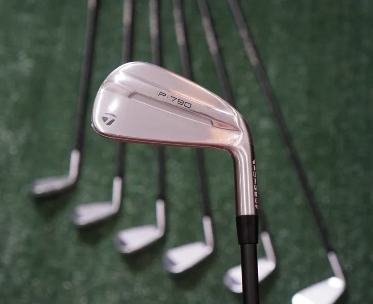 2025 TaylorMade Chrome P790 Right Hand Iron Set 4-PW, DG Flex 105 S300 Black