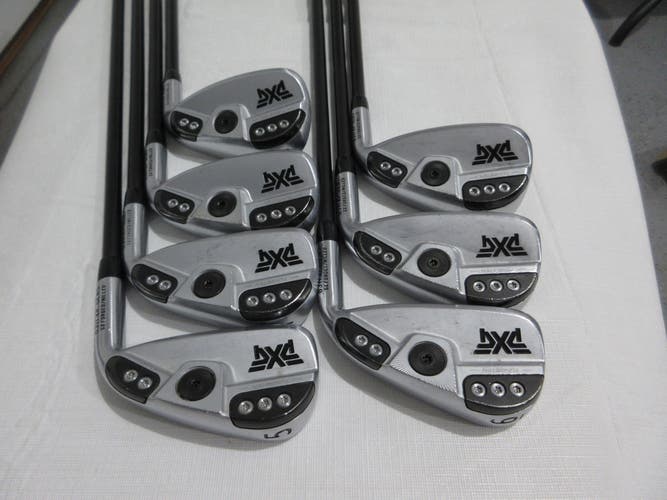 PXG 0311XP Gen5 Chrome Iron Set - 5-PW, GW - MMT 80 Stiff Flex Graphite