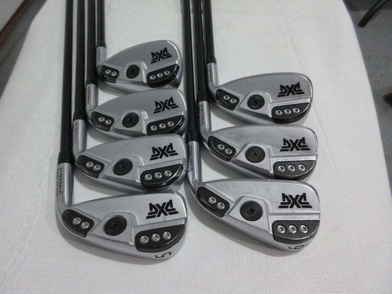 PXG 0311XP Gen5 Chrome Iron Set - 5-PW, GW - MMT 80 Stiff Flex Graphite