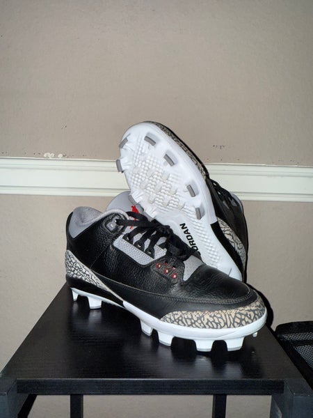 Air Jordan 3 Cleats Size 9.5