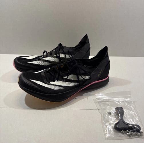 Black Men's Size M 11.0 (W 12.0) Adult Adidas Cleats (New)