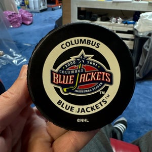 Columbus Blue Jackets game puck