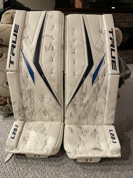 34" True L20.1 Pro Goalie Leg Pads Pro Stock (Used)