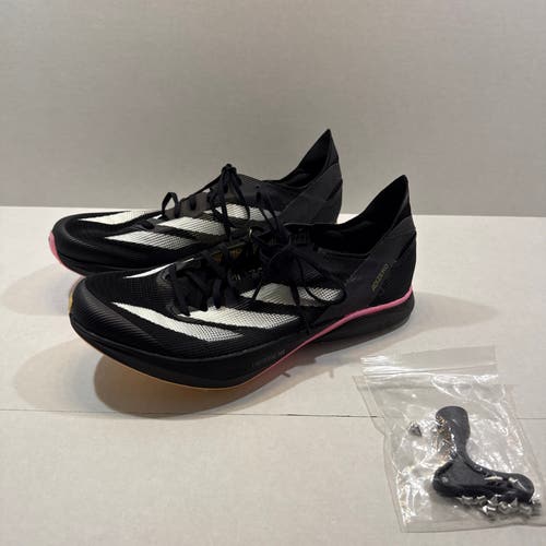 Black Men's Size M 11.0 (W 12.0) Adult Adidas Cleats (New)