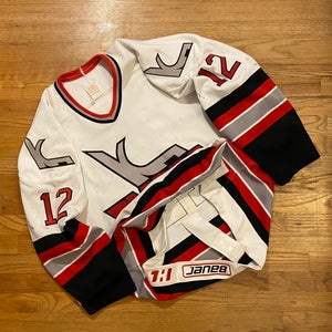 Vintage David Bruce Kansas City Blades game worn hockey jersey