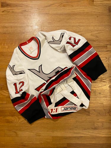Vintage David Bruce Kansas City Blades game worn hockey jersey