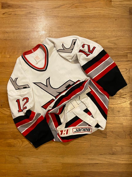 Vintage David Bruce Kansas City Blades game worn hockey jersey