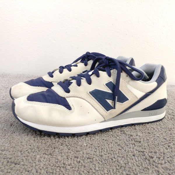 New Balance X Figs 996 C-Cap Mens Size 7.5 Running Shoes Navy Blue Cream Suede