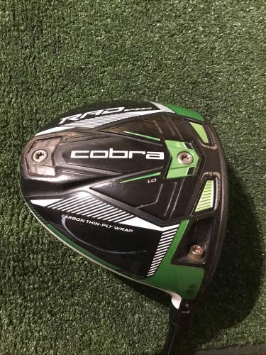 Cobra King Rad Speed 9* Driver Stiff LINQ 7F4 Blue Graphite Shaft (45)