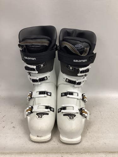 Used Salomon S PRO 90 W Womens DH Ski Boot White 250 MP - M07 - W08 11851-S000039613