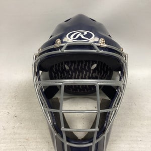 Used Rawlings REV C Catchers Mask Navy Blue 11851-S000039608