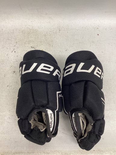 Used Bauer NSX Youth Gloves Black 8" 11851-S000039630