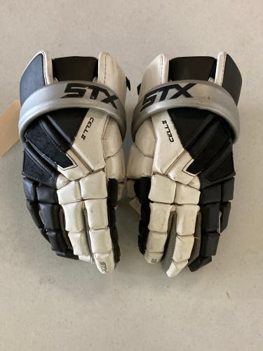 Used STX Cell II Lacrosse Gloves 13"