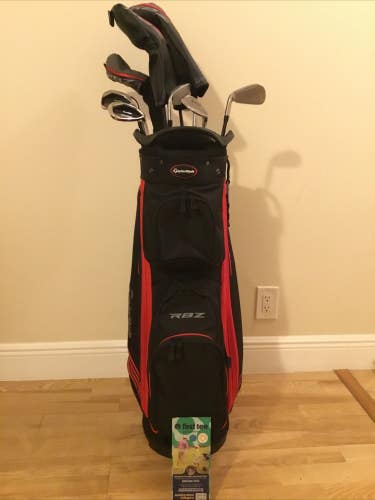 Taylormade RBZ Full Set (D, 3W, 4H, 6-PW-SW) Seniors Graphite & Cart Golf Bag