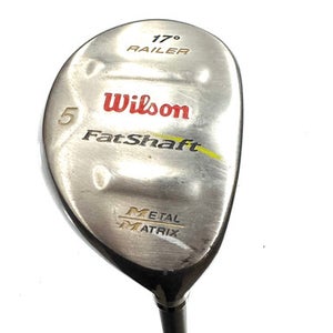 Used Wilson FATSHAFT 17 DEGREE Mens Fairway Wood RH 5 Wood 11860-S000300297