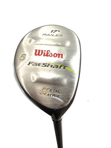Used Wilson FATSHAFT 17 DEGREE Mens Fairway Wood RH 5 Wood 11860-S000300297