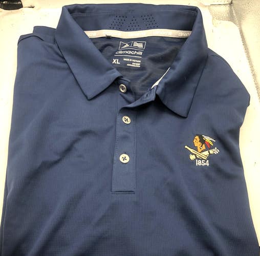 Adidas Philadelphia Cricket Golf Club Polo Shirt Mens XL White Climachill Blue
