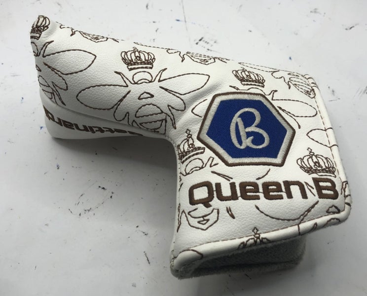 Bettinardi Golf Queen B Gold/White Putter Headcover Excellent