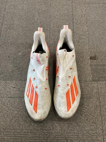 Used Adidas Adult FB Cleats Orange Senior 12.5 11614-S000224525