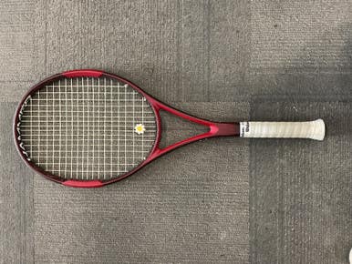 Used Wilson HAMMER H BLAZE Adult Tennis Racquet Red 4 3/8" 11614-S000224516