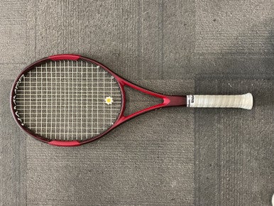 Used Wilson HAMMER H BLAZE Adult Tennis Racquet Red 4 3/8" 11614-S000224516