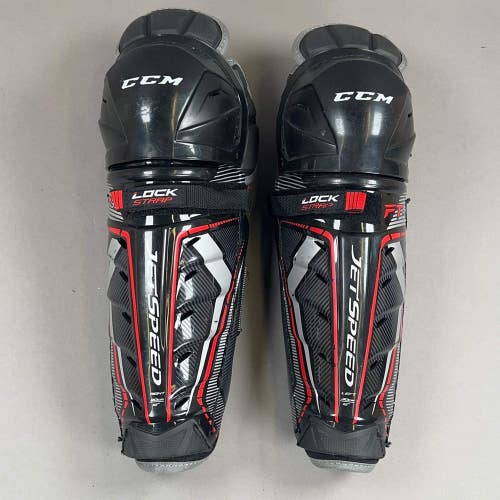 CCM Jetspeed FT 390 Junior 12" Hockey Shin Guards